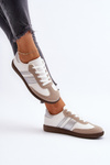 Women's Low Sports Shoes Sneakers White Cafala