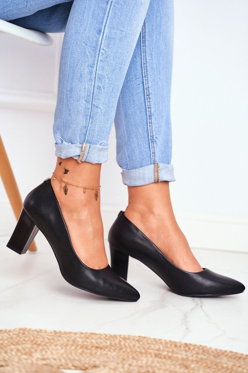 Sergio Leone PB403 Stiletto pumps Black
