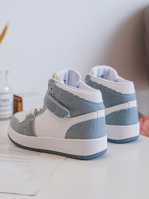 Children's Sport Shoes Jeans White-Blue Milara