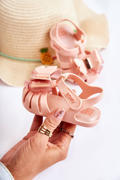 Children's Sandals With Velcro Fragrant ZAXY JJ385036 Nude