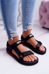Women's Big Star Velcro Sandals Black DD274A282