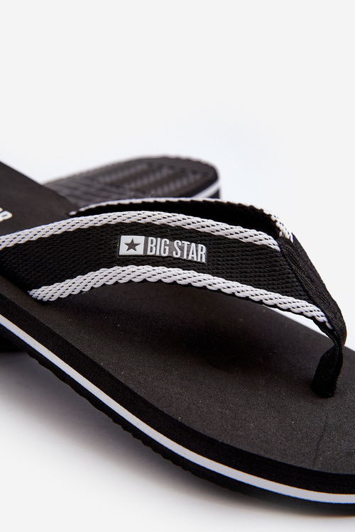 Black men's flip-flops Big Star NN174621