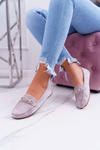 Mokassins Women's Lightweight Eco-suede Lilac Pink Think