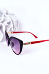 Women's Sunglasses Black-Red Ombre