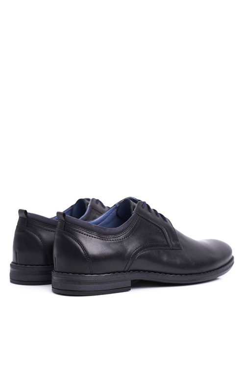 Men's Casual Leather Half Boots Nikopol Black 1726