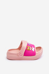 Light Children's Slides Sandals With Animal Motif Pink Rico 