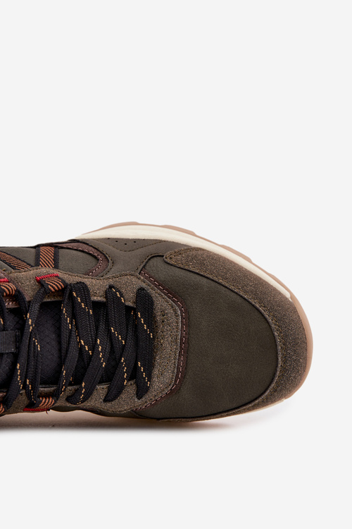 Męskie Buty Trekkingowe Ciemnozielone WRANGLER WEST MEN MID 20253027