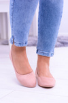 Pink Women's Bueno Suede Ballerinas