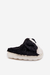 Children's Furry Slippers Dogs Black Farnise