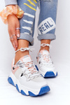 Sport Shoes On A Chunky Sole GOE HH2N4034 White-Pink