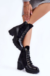 Women's Leather Boots On High Heel La.Fi 260063B-LA Black