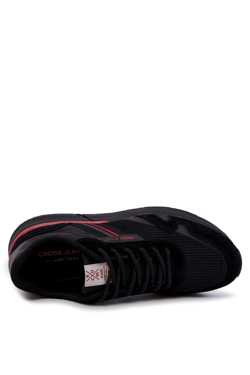 Men's Sport Shoes Sneakers Cross Jeans JJ1R4016C Black