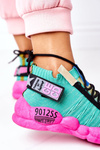 Women's Sports Shoes Sneakers Green Bubble Tea