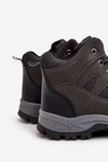 Buty Trekkingowe Męskie Klasyczne Szare Gometti 85-920
