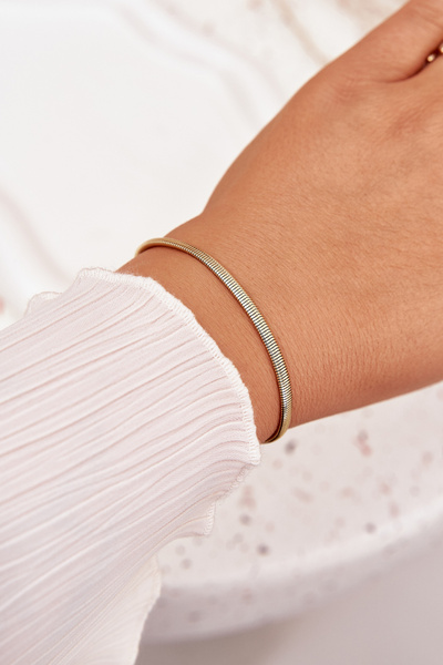 Bracelet Žmijka made of surgical steel gold