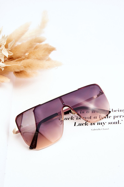 Trendy Sunglasses 400UV Prius V310 Gradient Gold-Brown