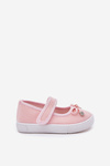 Children's ballet flats with bow pink Amirinas