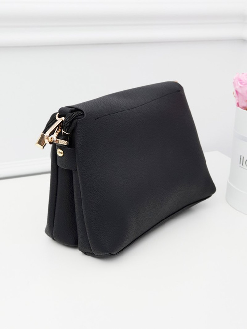Black Women's Handbag NOBO Letter Bag NBAG-F0330-C020