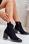 Women's Suede Warm Boots Black Wenche