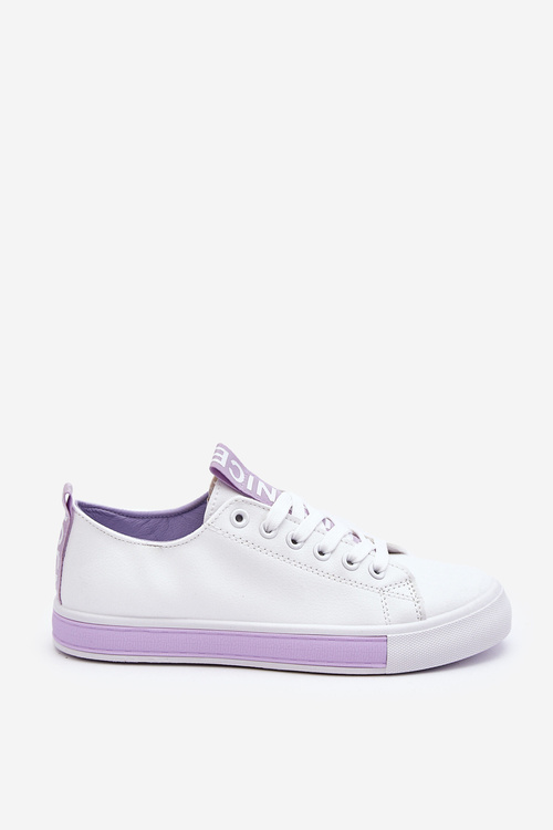 Women's Sneakers Classic White-purple Ville