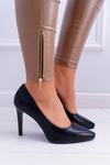 Women's Sergio Leone Stiletto pumps Black Matte Misawu