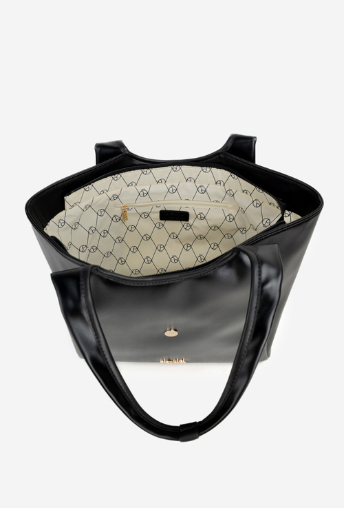 Shopper Bag with Clasp NOBO BAG6010-020 Black