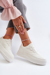 Women's Platform Sneakers White Axivana