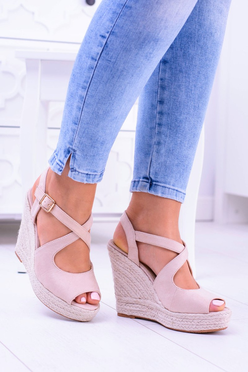 Women's Beige Sandals On Anchor Espadrilles Elonore