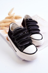 Children's Sneakers With Velcro Black Bernie
