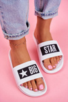 Women's Flip Flops Big Star White DD274A264