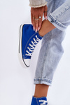 Women's Classic High Sneakers Blue Remos