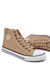 Men's High Sneakers Big Star JJ174386 Beige