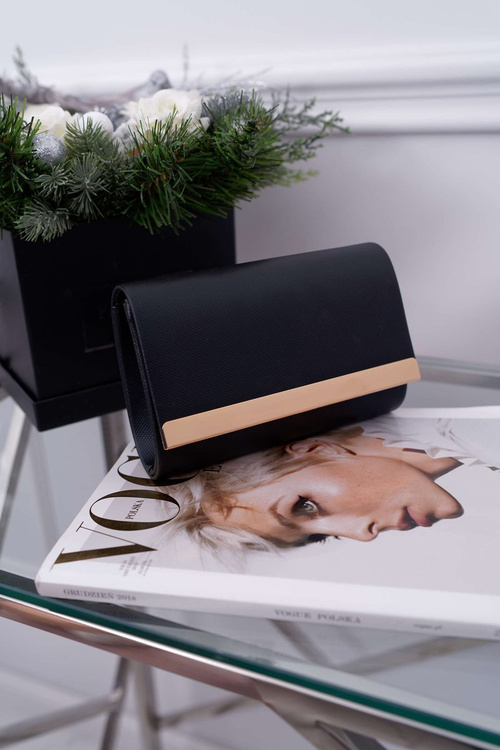 Women's Handbag Black Elegant Clutch Bag