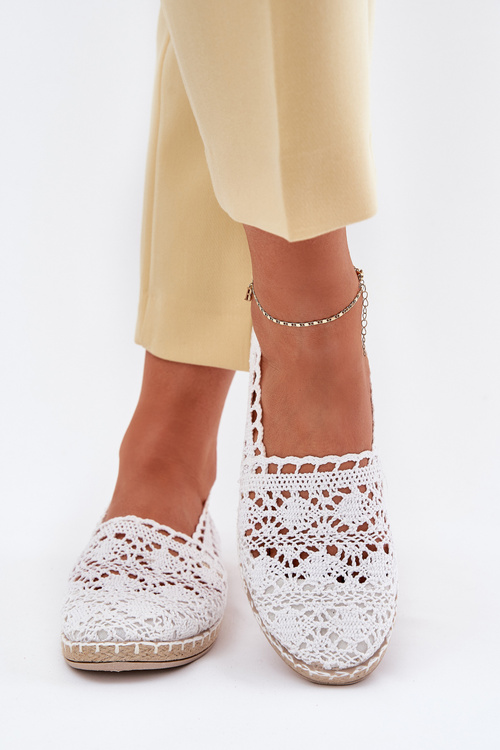 Lace Women's Espadrilles White Adelira