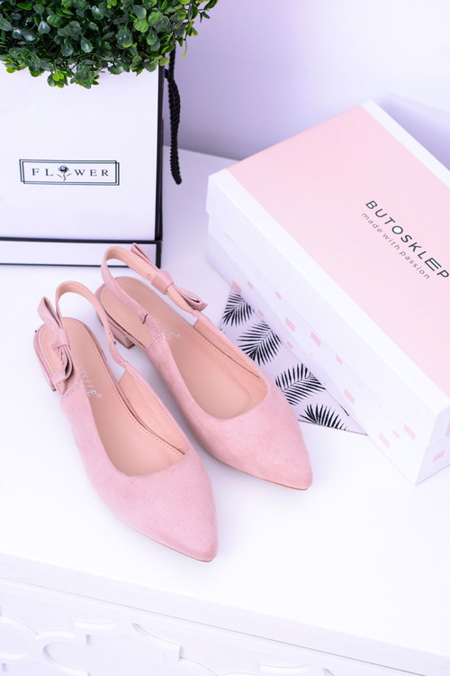 Women's Pink Howl Pointed Ballerinas