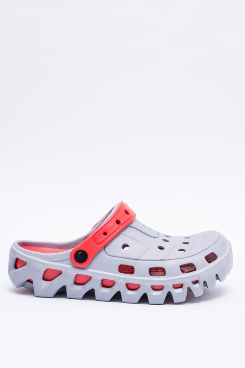 Grey Men's Garden Lightweight Flip Flops Kroksy Eva