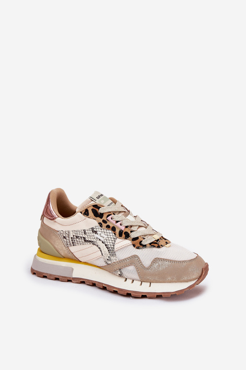 Buty Sportowe Sneakersy Damskie Złote D.Franklin DFSH378006
