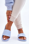 Women's Slippers Big Star HH274A042 Light blue