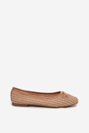 Ballerinas With Braid And Bow Camel Belirra