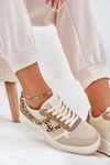 Ladies Sports Shoes On Platform Panther Khaki Lorori