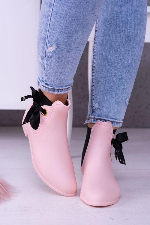 Pink Matte Women's Lace-up Kalo Slippers Someday