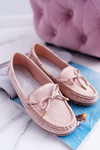 Women's Suede Moccasins Beige Grella