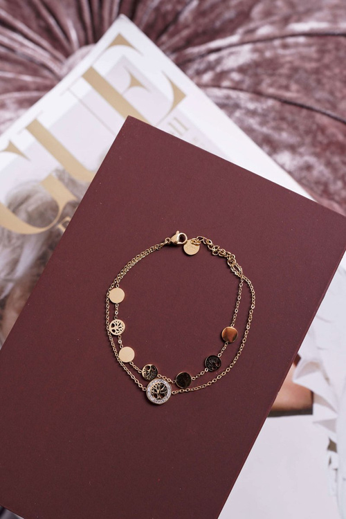 Women's Celebrity Bracelet Gold Tree of Life