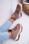 Women's Trekking Shoes Trappers Beige Greem