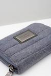 Small Grey Women's Jeans Wallet DIANA&CO