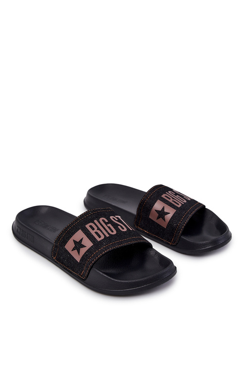 Men's Light Slippers Big Star JJ174533 Black