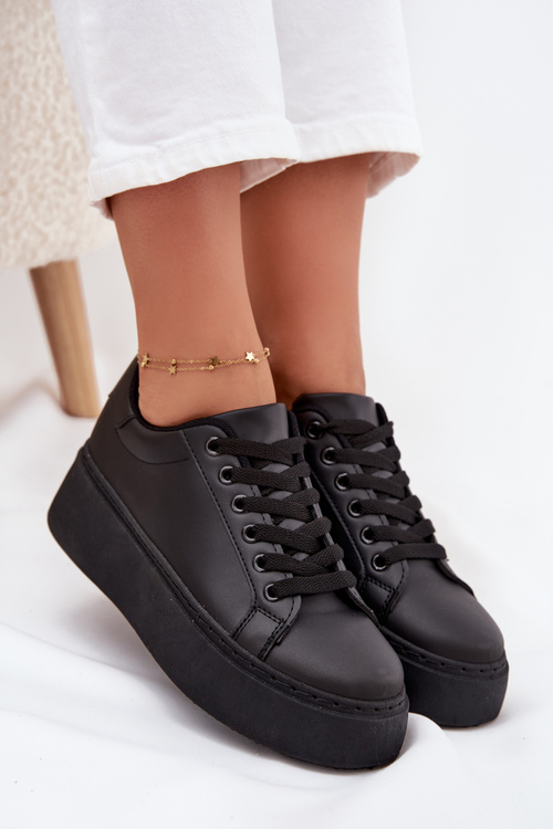 Women's Sneakers On Platform Black Sallira