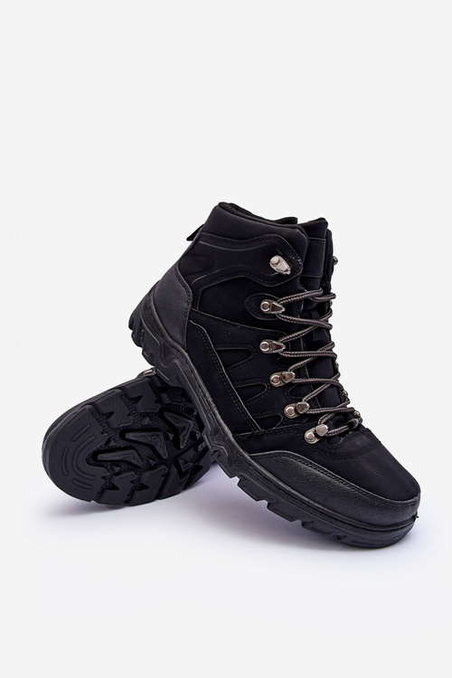 Men's Padded Trekking Shoes Black Cowder