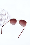 Polarized Sunglasses Aviator Brown