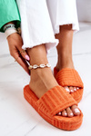 Slippers On The Platform Orange Lilly